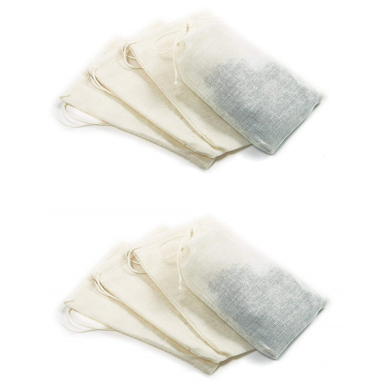 Norpro Reusable Brew Bags 4 pack - Great for Tea Spices Broth Gravy Stew & Soup